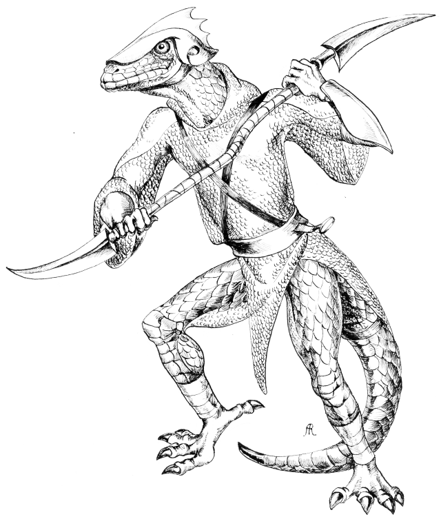 Slaa'kar Warrior - Lizard man