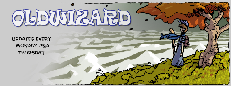Oldwizard: a fantasy web comic - updates Mondays and Thursdays