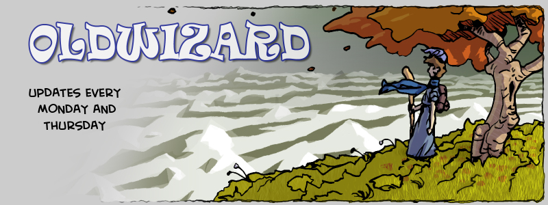 Old Wizard: a fantasy web comic - updates Mondays and Thursdays